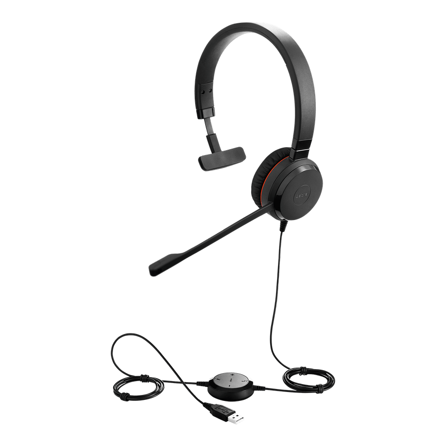 Jabra Evolve 30 II Mono Headset is on full display